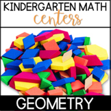 Kindergarten Math Centers- Geometry 