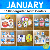 Kindergarten Math Centers - JANUARY