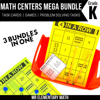 Preview of Math Small Group Activities - Kindergarten Math Centers and Games