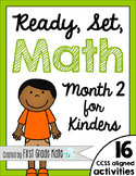 Kindergarten Math Centers for Month 2