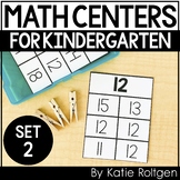 Kindergarten Math Centers - Number Recognition and Missing