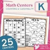Kindergarten Number Sense Math Centers