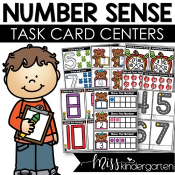 Preview of Number Sense Activities Number Recognition Centers Teen Number Games Task Cards