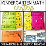 Kindergarten Math Centers- Operations and Algebraic Thinking