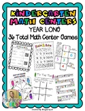 Kindergarten Math Centers Year Long Bundle - Eureka Aligned