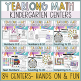 Kindergarten Math Centers Yearlong Bundle