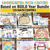 Kindergarten Math Centers for the Year- BUILD