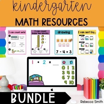 Preview of Kindergarten Math Resources for the Year- Bundle