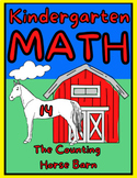Kindergarten Math Color The Number 14  Horse Barn