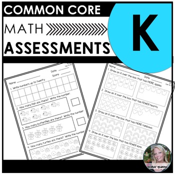 Preview of Kindergarten Math Common Core Assessments | Baseline Math Assessment