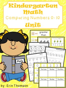 Preview of Kindergarten Math Unit ~ Comparing Numbers 0-10
