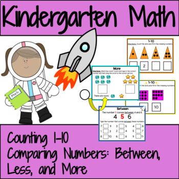 Preview of Kindergarten Math - Comparing Numbers