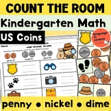 Kindergarten Math Count Write the Room US Money Coins Penn