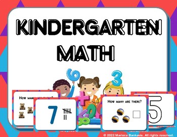 Preview of Kindergarten Math: Counting & Identifying Numbers up to 20 (Printable & Digital)