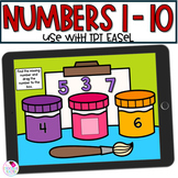 Kindergarten Math - Counting to 10 - Digital Math Centers - Easel