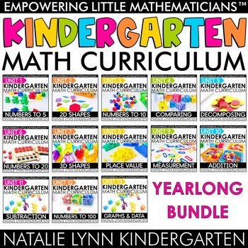 Preview of Kindergarten Math Curriculum Guided Math Units Empowering Little Mathematicians