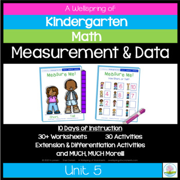 Preview of Kindergarten Math Curriculum | Measurement & Data | Unit 5