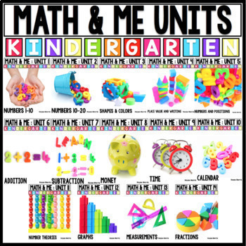 Preview of Kindergarten Math Curriculum for the Year