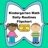 Kindergarten Math Daily Routines Flipchart: Decomposing an