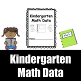 Kindergarten Math Data and Assessments (teacher record she