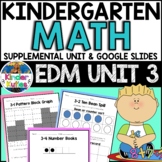 Kindergarten Math - EDM UNIT 3 Supplemental Worksheet & Vo