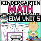 Kindergarten Math EDM UNIT 5 Supplemental Worksheet PRINT 