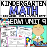 Kindergarten Math - EDM UNIT 9 Supplemental Worksheet & Vo