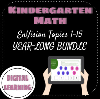 Preview of Kindergarten Math EnVision Year-Long Bundle