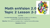 Kindergarten Envision 2.0 Topic 2 Lesson 2-3