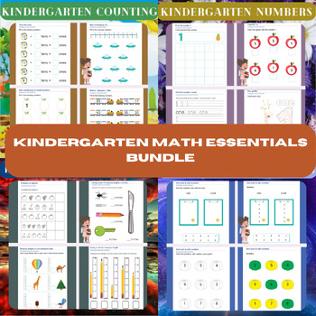 Preview of Kindergarten Math Essentials Bundle