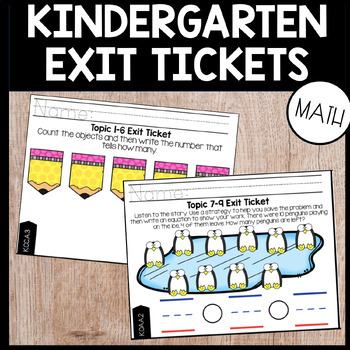 Kindergarten exit tickets