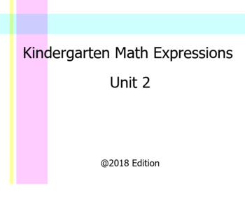 Preview of Kindergarten Math Expressions Unit 2 Smart Notebook Companion