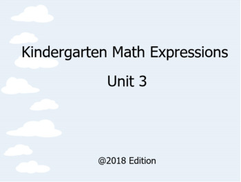 Preview of Kindergarten Math Expressions Unit 3 Smart Notebook Companion