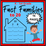 Fact Families Kindergarten-First Grade Math to 20