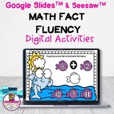 Kindergarten Math Fact Fluency Addition Google Slides & Se