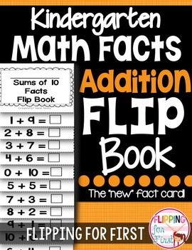 Preview of Kindergarten Math Facts Flip Book Bundle