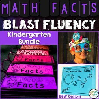 Preview of Kindergarten Math Facts Practice Bundle for Fluency - Facts within 5 & 10