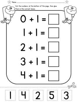 Kindergarten Addition and Subtraction to 5 Cut and Paste by Dana's ...