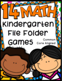 Kindergarten Math File Folder Games