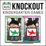 Kindergarten Math Games for August - Knockout Games for Co