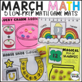 Kindergarten Math Games MARCH CENTERS