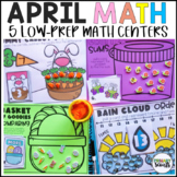 Kindergarten Math Games Mats APRIL CENTERS