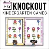 Kindergarten Math Games for May - Knockout Games for 3D Sh