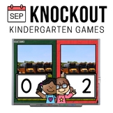 Kindergarten Math Games for September - Knockout - Numbers