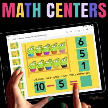 Preview of Kindergarten Math Games and Centers Google Classroom