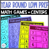 Kindergarten Math Games and Centers Low Prep
