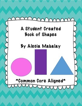 Preview of Kindergarten Math (Geometry) - Shape Books