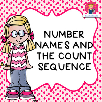 Preview of Number Names and the Count Sequence {Kindergarten Lesson}