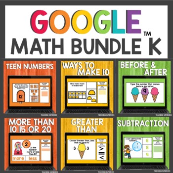 Kindergarten Math Google Classroom™ Digital Activities by Teaching ...