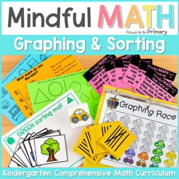 Preview of Kindergarten Math - Graphing & Sorting Unit - Math Centers, Lessons & Activities